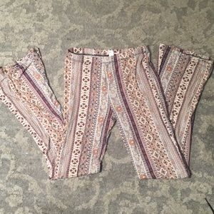 Boho bell bottom pants